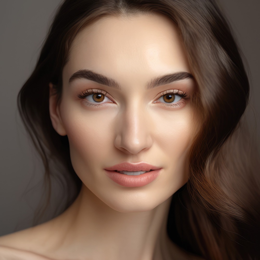 Beautiful woman face